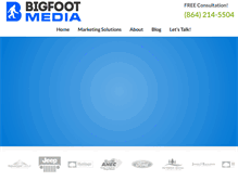 Tablet Screenshot of bluebigfoot.com